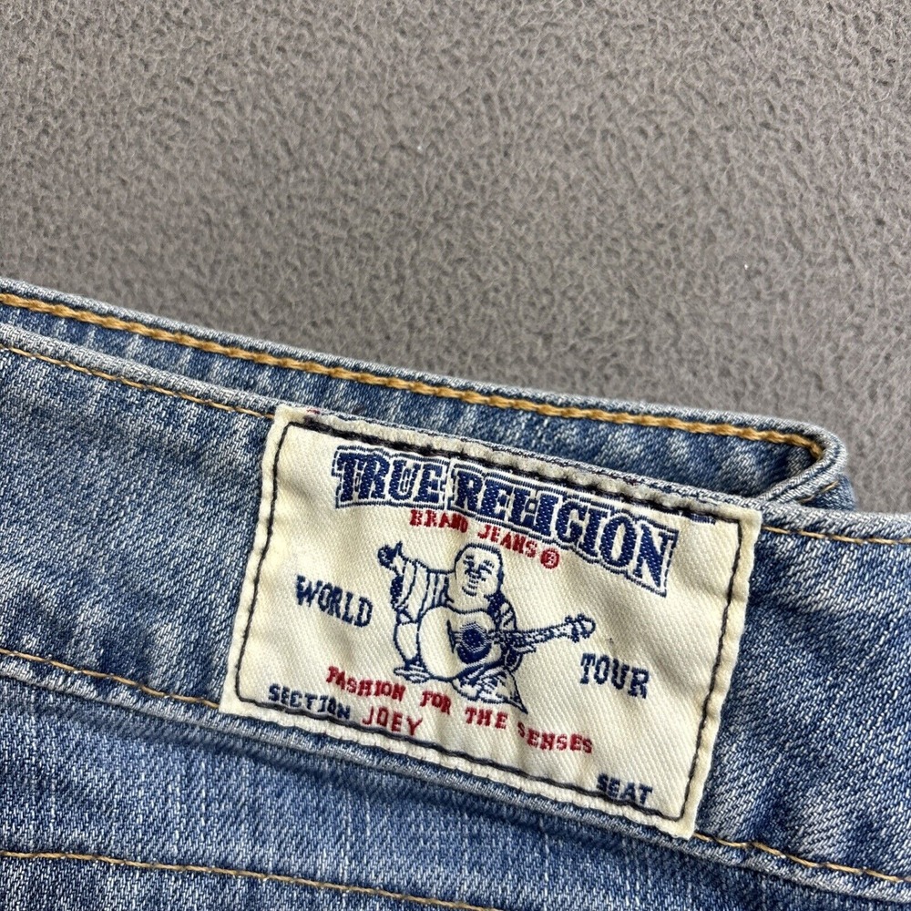 Vintage True Religion 'Joey' Miss Groovy Hippie Flare Jeans Women Size 30 USA - Picture 3 of 14